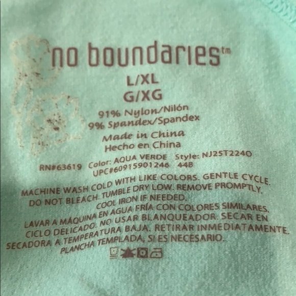 No Boundaries Racerback Top Size L/XL - Picture 4 of 4